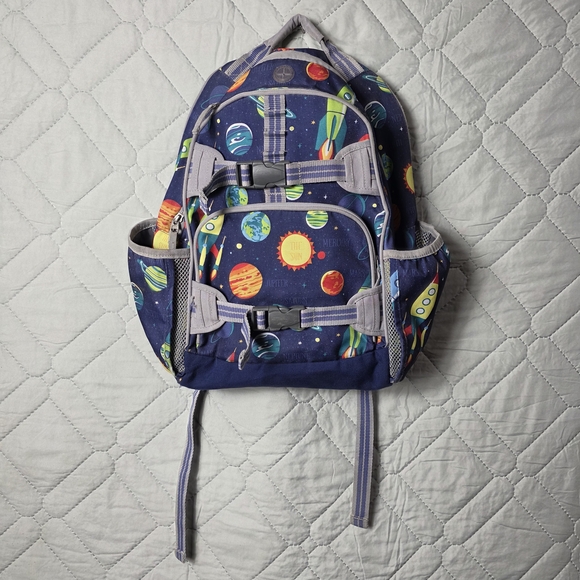 Pottery Barn Other - Pottery Born Kids Mackenzie Navy Solar System Glow-in-the-Dark Backpack